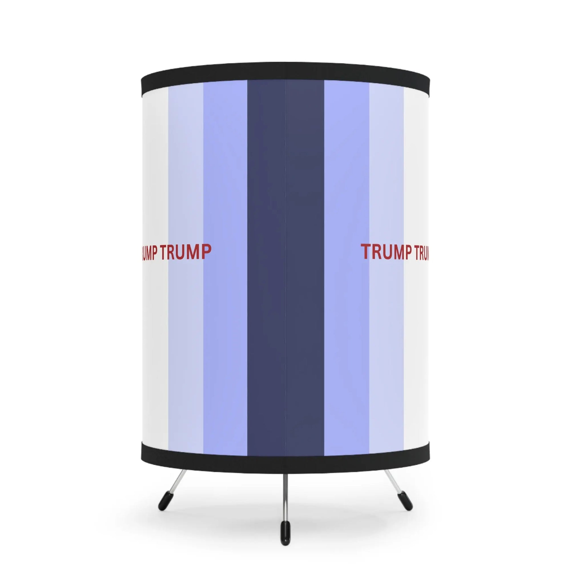 Trump-Themed Tripod Lamp with High-Res Printed Shade - Perfect for Home Decor Printify