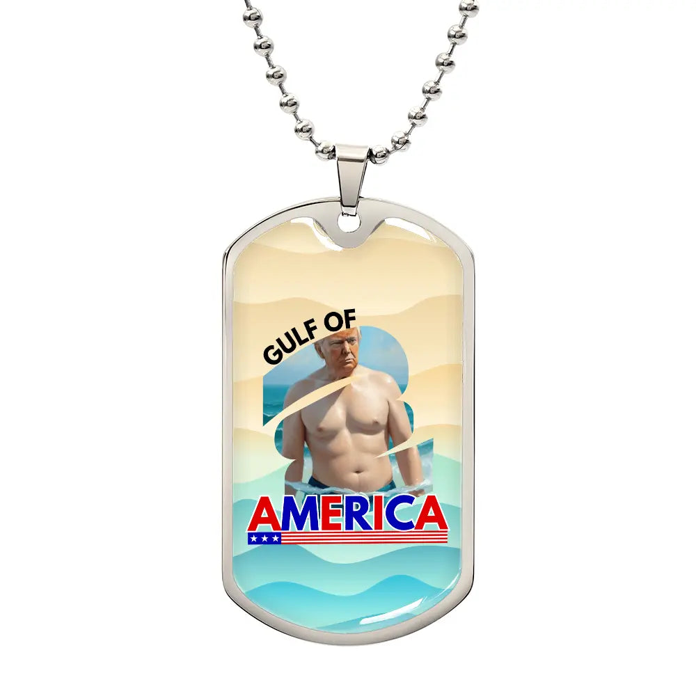 Trump's Gulf of America Necklace ShineOn Fulfillment