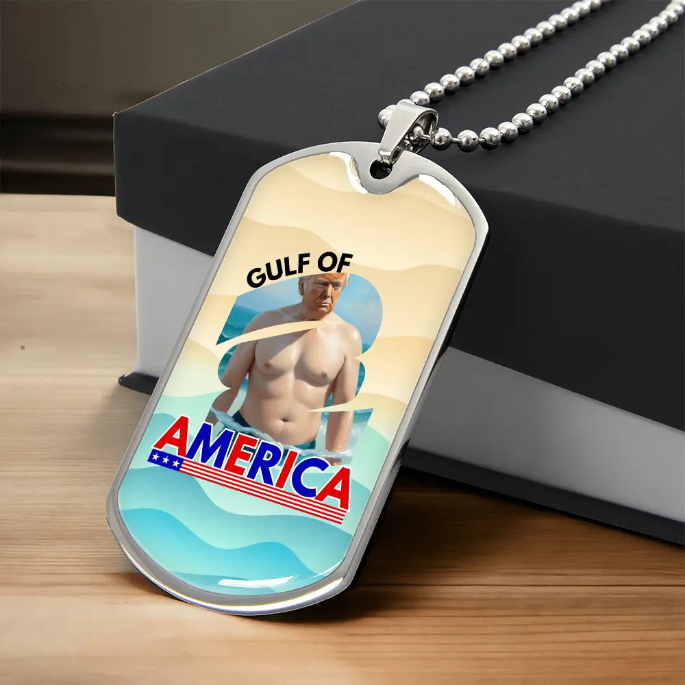 Trump's Gulf of America Necklace ShineOn Fulfillment