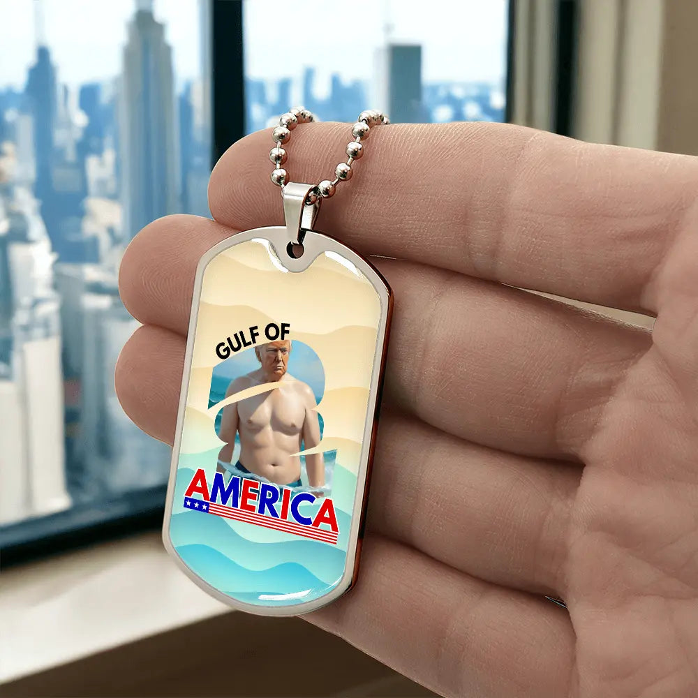 Trump's Gulf of America Necklace ShineOn Fulfillment