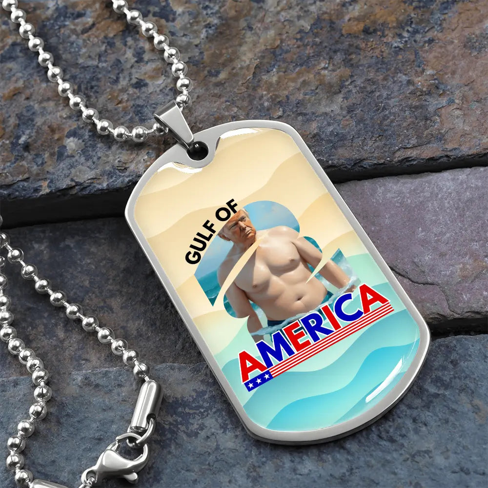 Trump's Gulf of America Necklace ShineOn Fulfillment