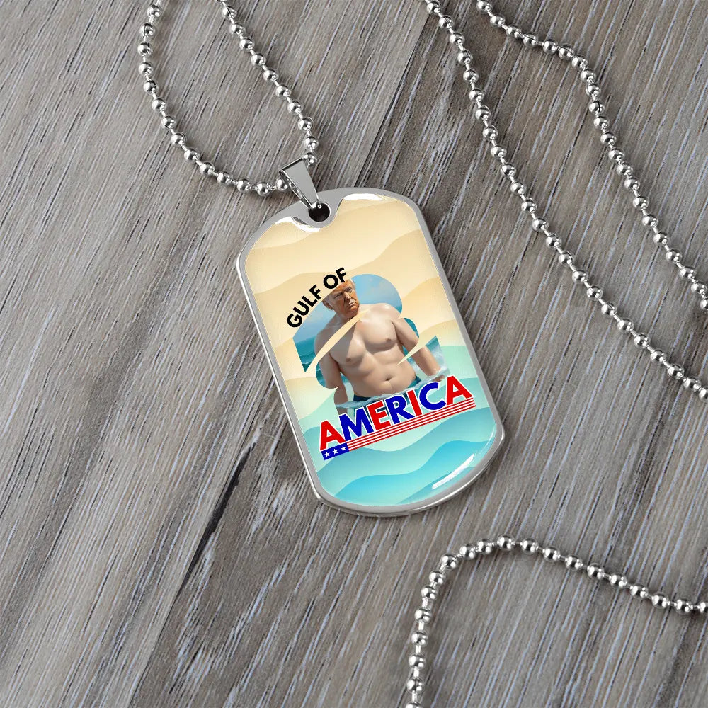 Trump's Gulf of America Necklace ShineOn Fulfillment