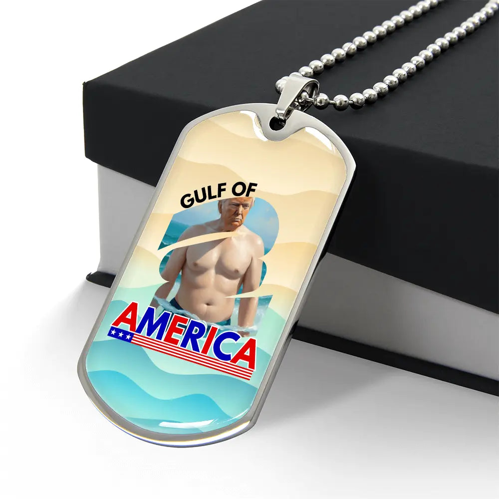 Trump's Gulf of America Necklace ShineOn Fulfillment