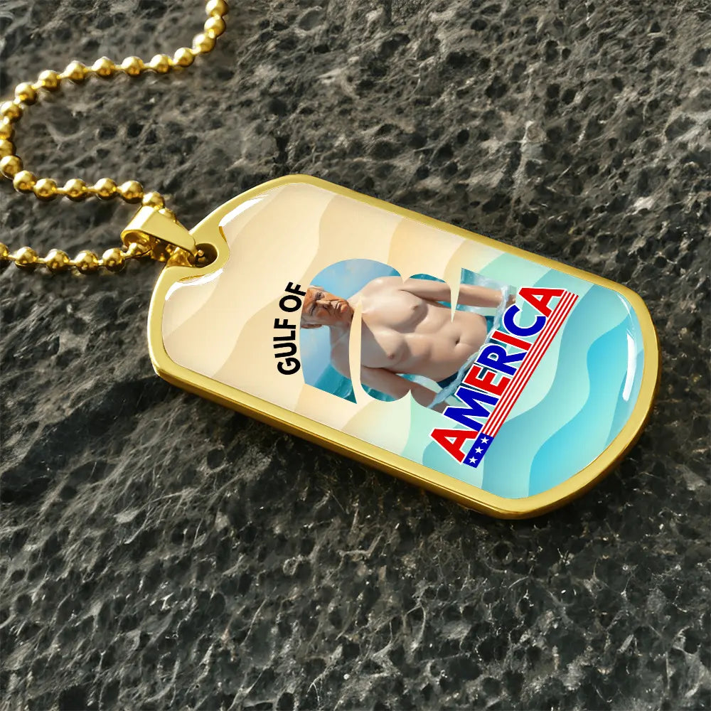 Trump's Gulf of America Necklace ShineOn Fulfillment
