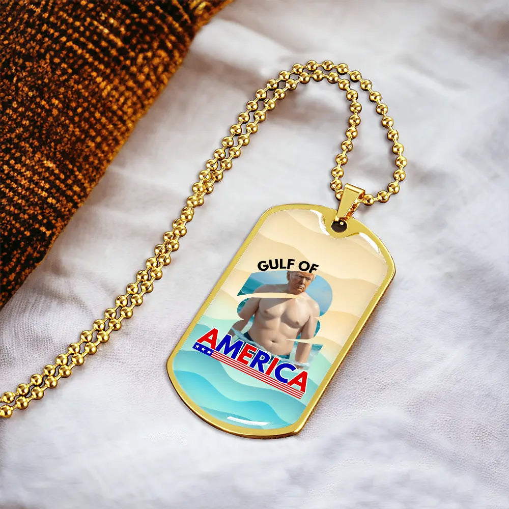 Trump's Gulf of America Necklace ShineOn Fulfillment