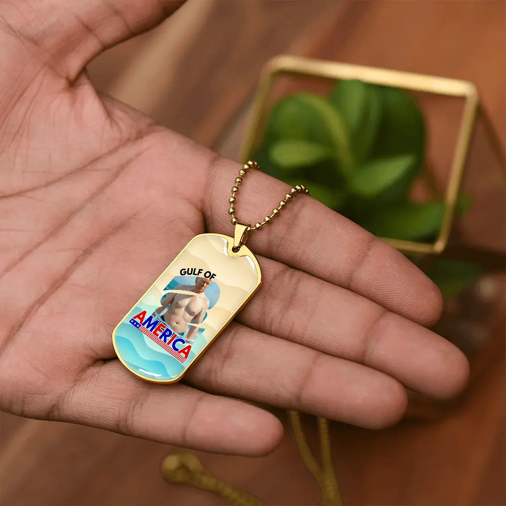 Trump's Gulf of America Necklace ShineOn Fulfillment
