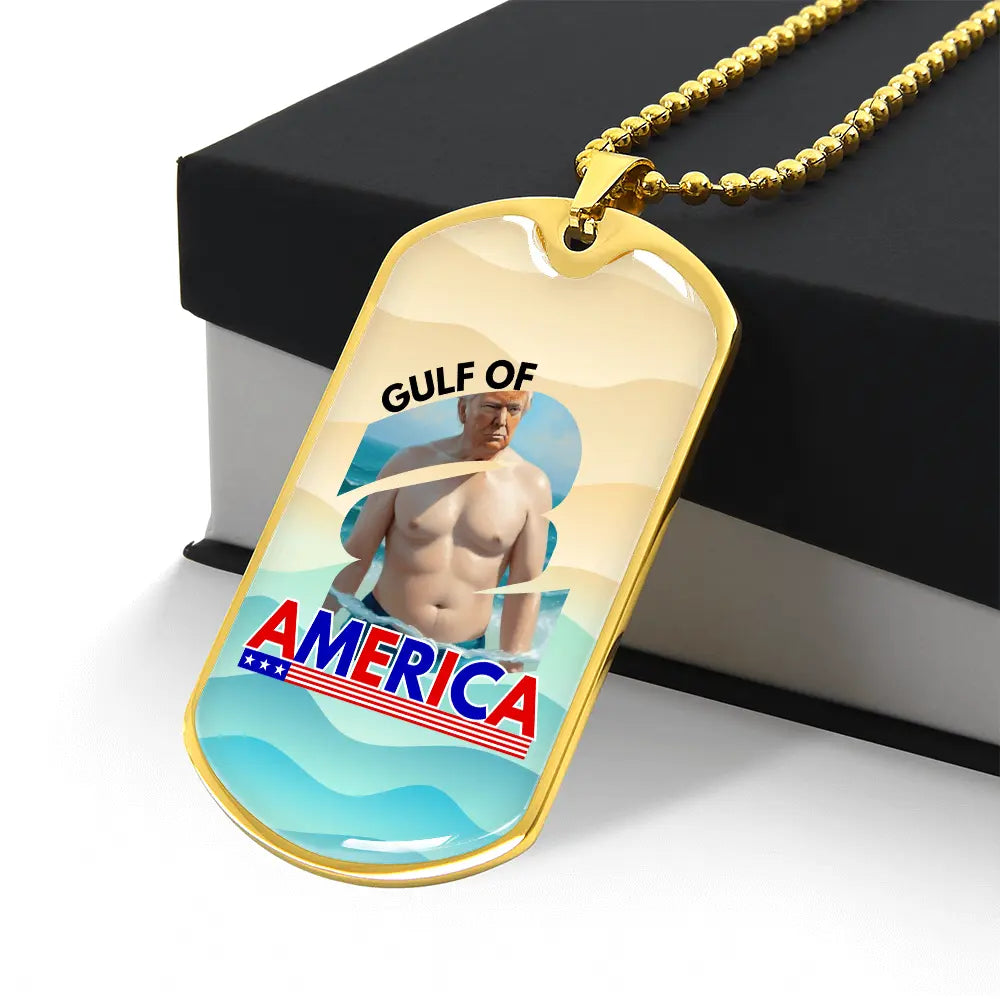 Trump's Gulf of America Necklace ShineOn Fulfillment
