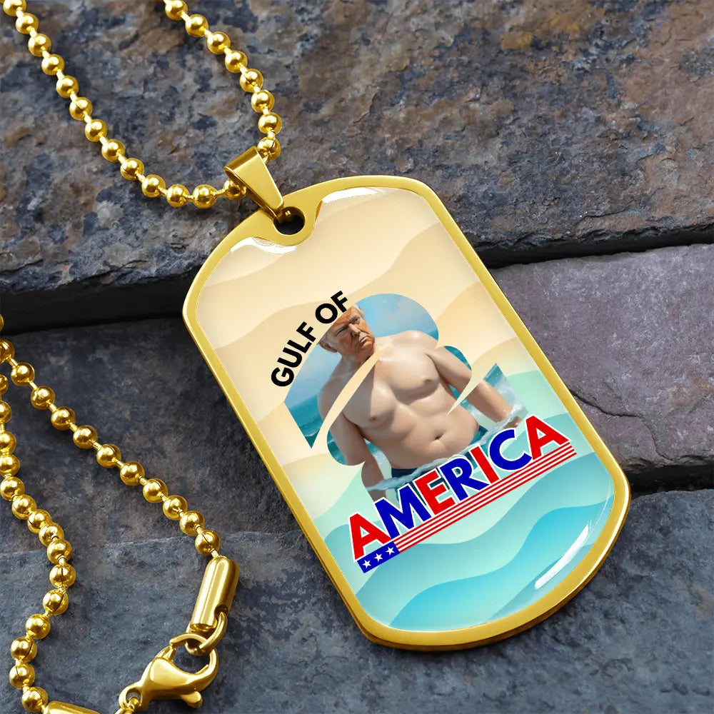 Trump's Gulf of America Necklace ShineOn Fulfillment