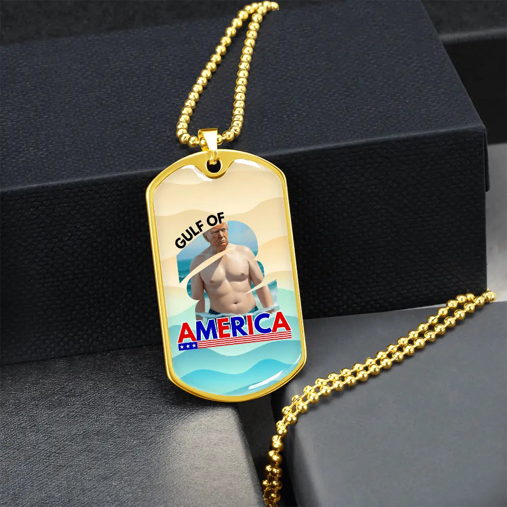 Trump's Gulf of America Necklace ShineOn Fulfillment