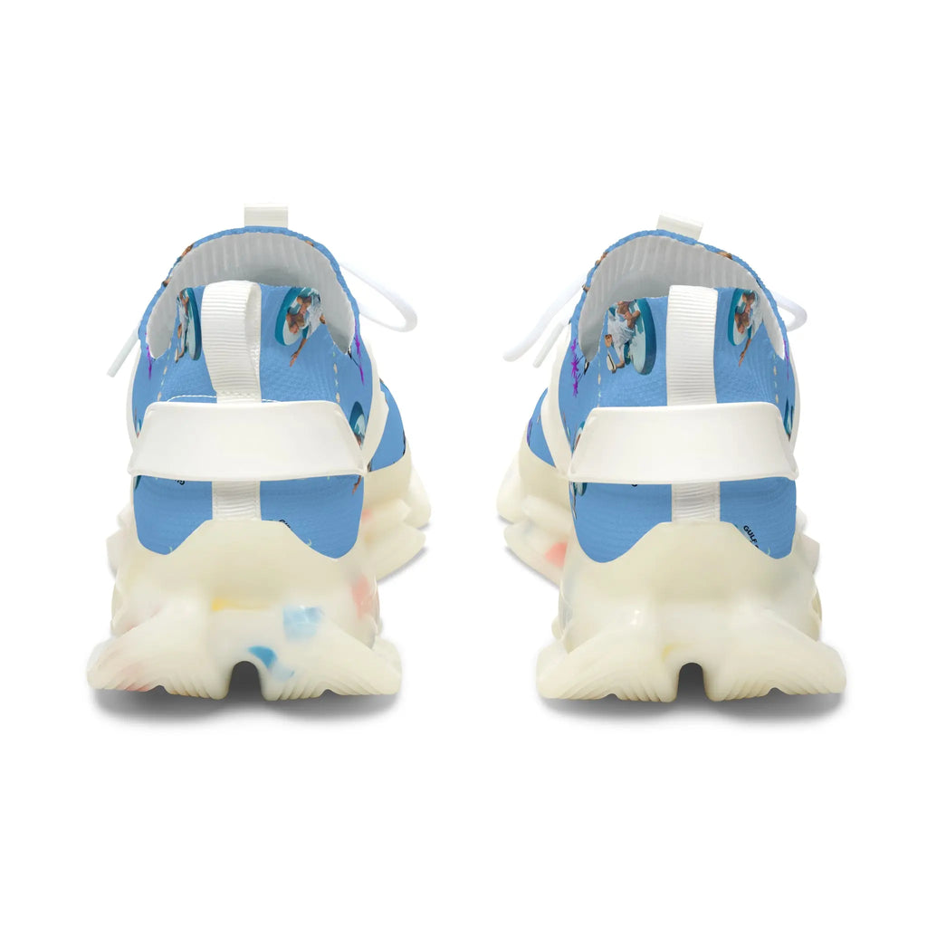 Women's Fun Trump on the Gulf of America Mesh Sneakers Printify
