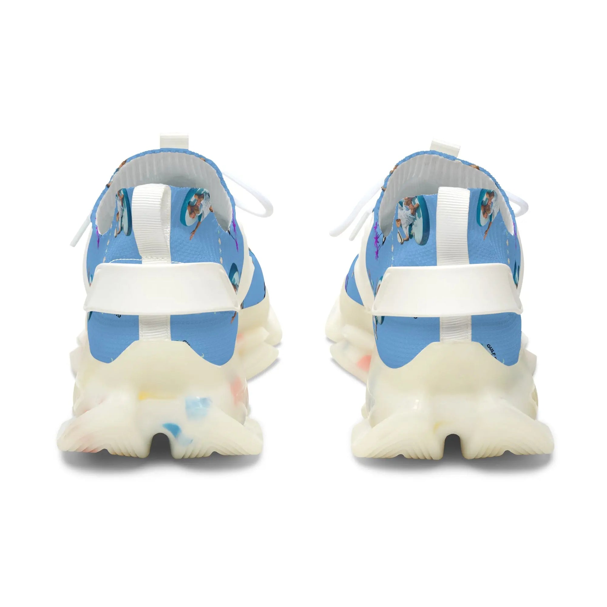 Women's Fun Trump on the Gulf of America Mesh Sneakers Printify