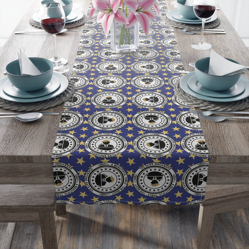 A Beautiful Table Table Runner – Faux Official Parody Seal Pattern - Decor, Home, Tablecloths & Runners - EpiAl's Shop