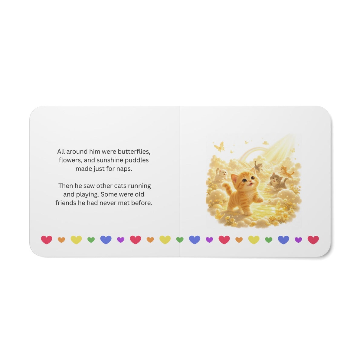A Cat’s First Day Across the Rainbow Bridge Board Book - Books, Board - EpiAl's Shop