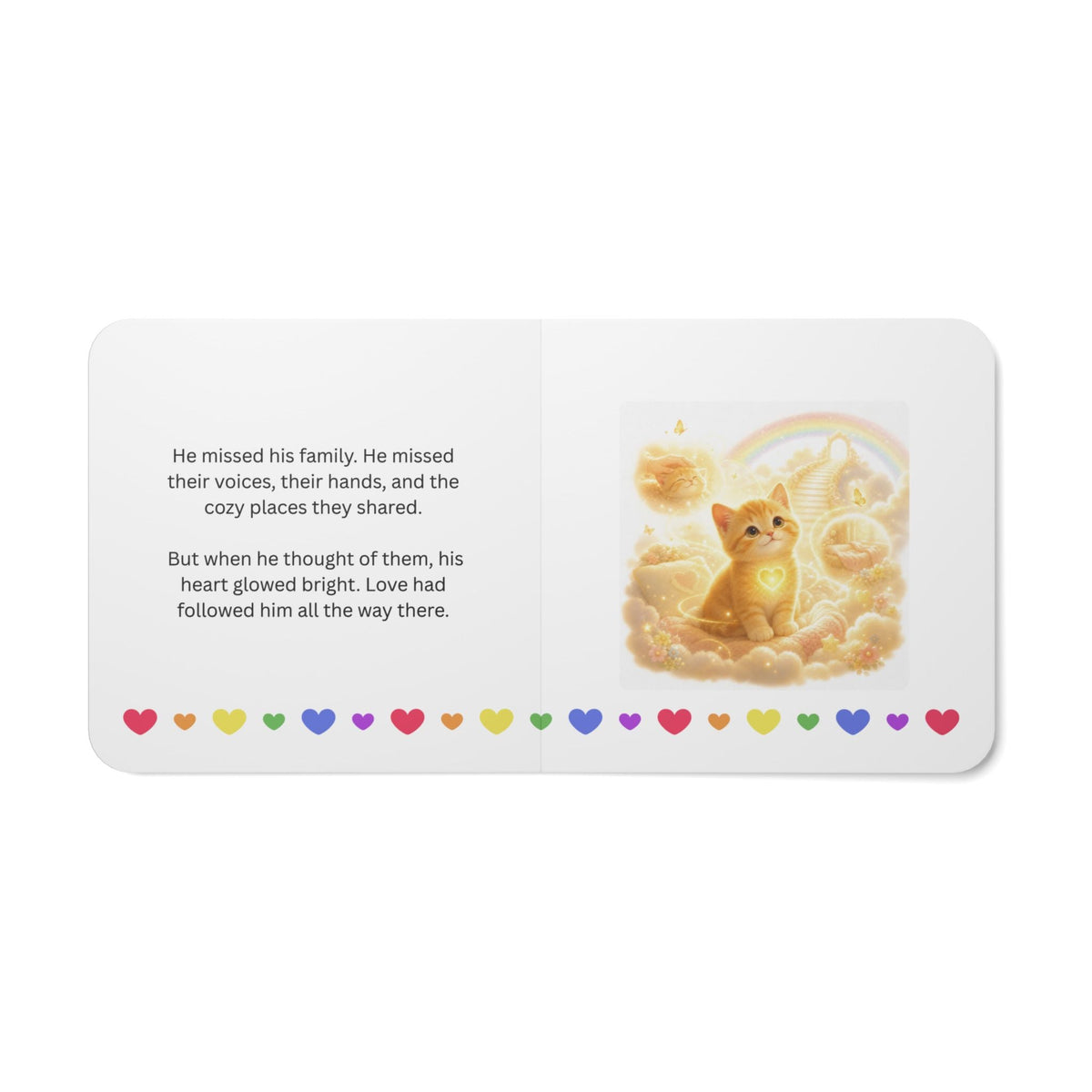 A Cat’s First Day Across the Rainbow Bridge Board Book - Books, Board - EpiAl's Shop