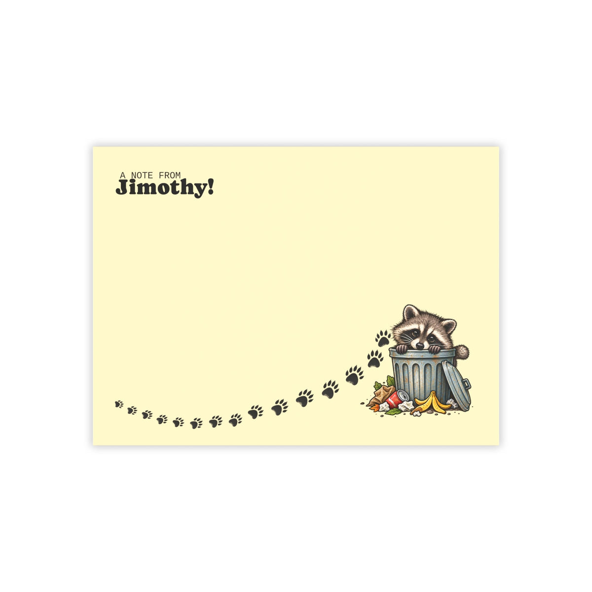 A Note From Jimothy Raccoon Post-it® Notes - Paper Products, Note Pads - EpiAl's Shop