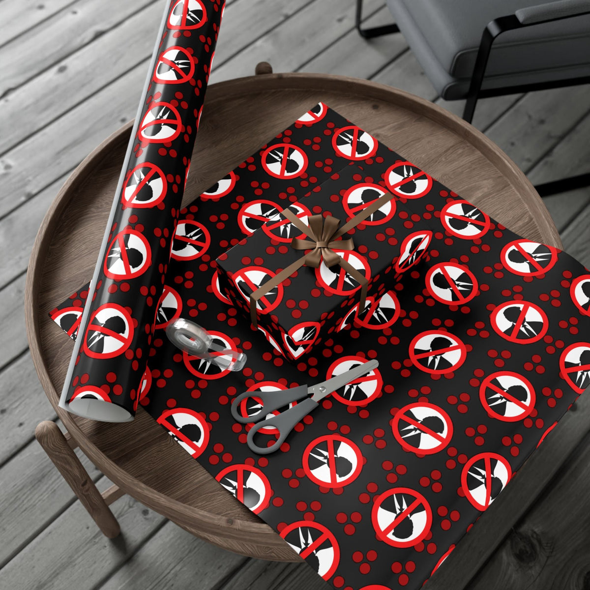“Absolutely Not” Novelty Gift Wrap – Loud Opinions, Quiet Packaging - Gift Wrap, Paper - EpiAl's Shop