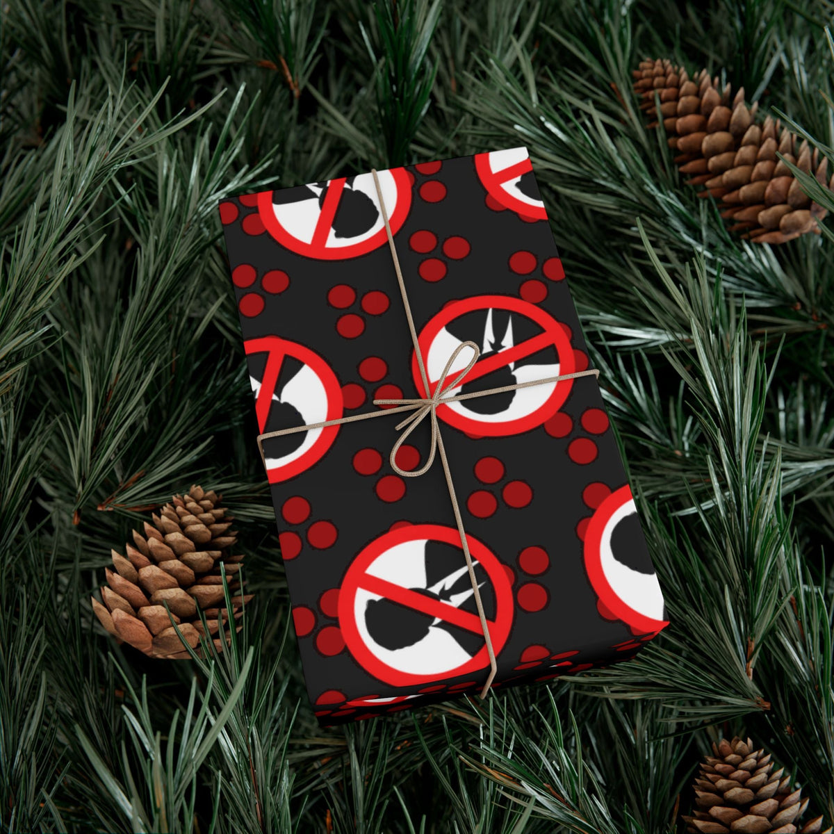 “Absolutely Not” Novelty Gift Wrap – Loud Opinions, Quiet Packaging - Gift Wrap, Paper - EpiAl's Shop