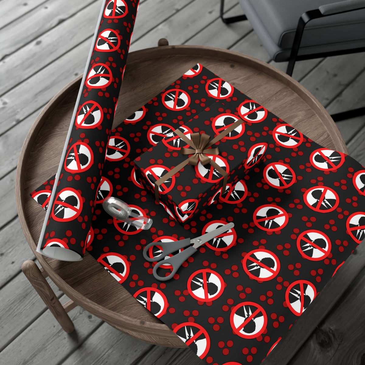 “Absolutely Not” Novelty Gift Wrap – Loud Opinions, Quiet Packaging - Gift Wrap, Paper - EpiAl's Shop