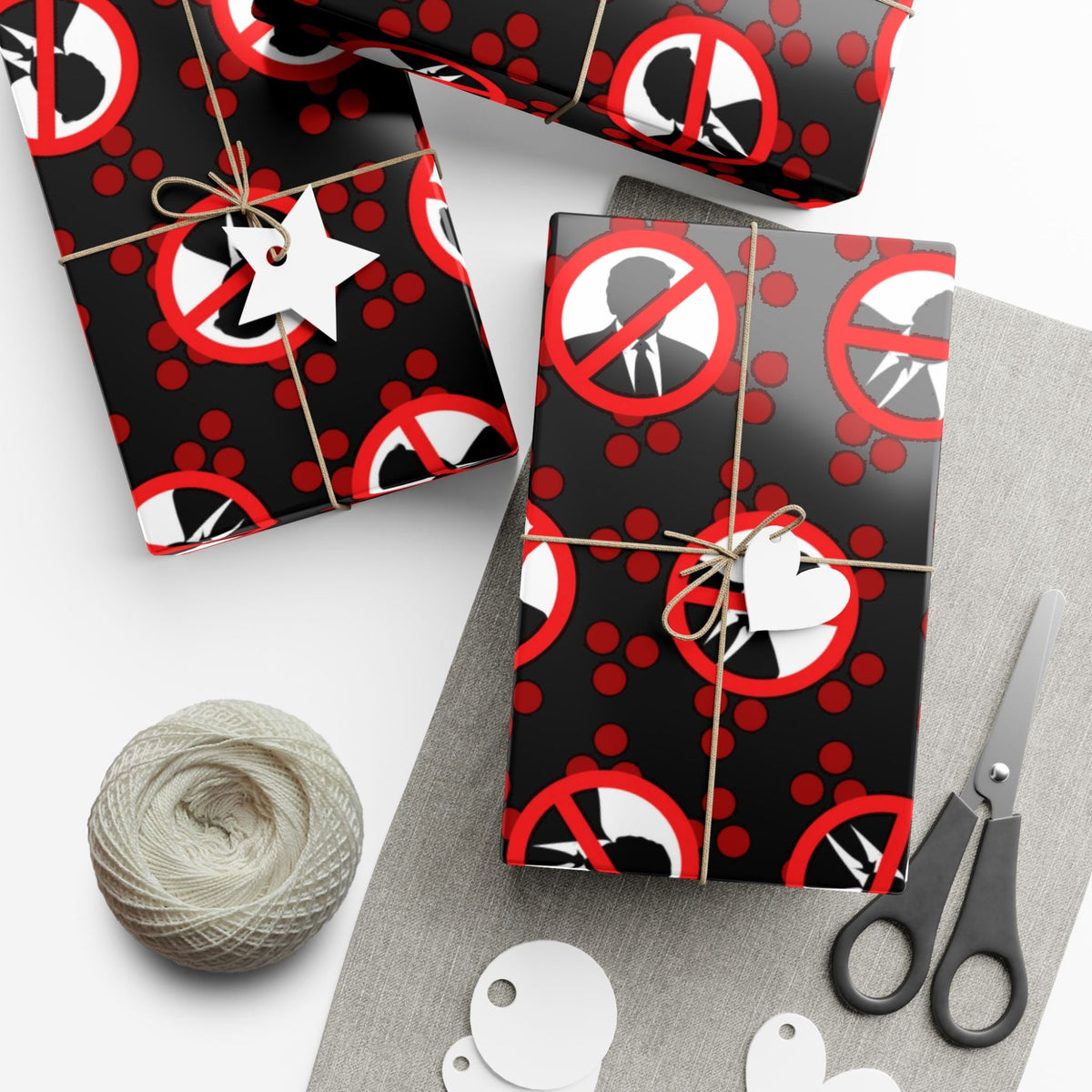 “Absolutely Not” Novelty Gift Wrap – Loud Opinions, Quiet Packaging - Gift Wrap, Paper - EpiAl's Shop