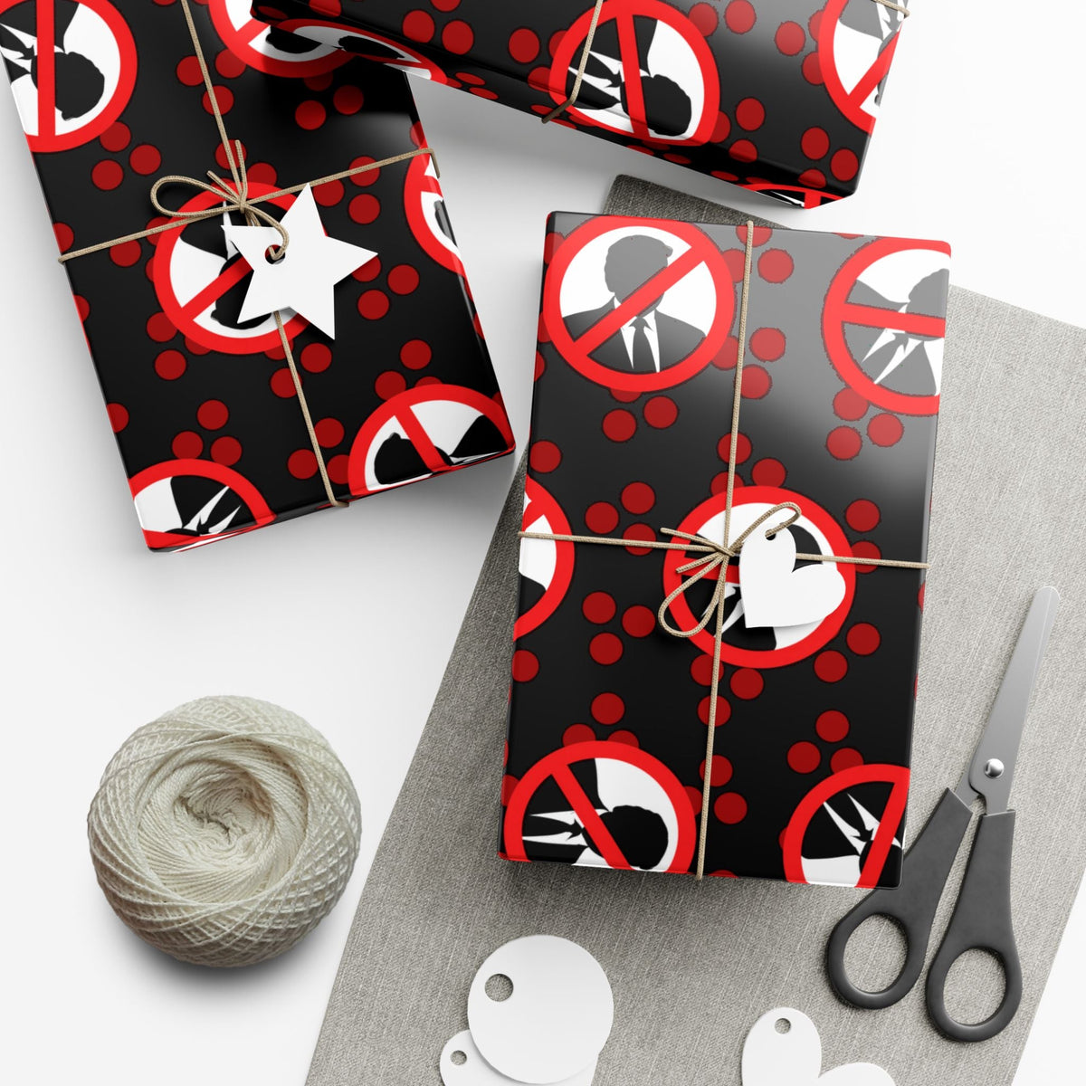 “Absolutely Not” Novelty Gift Wrap – Loud Opinions, Quiet Packaging - Gift Wrap, Paper - EpiAl's Shop