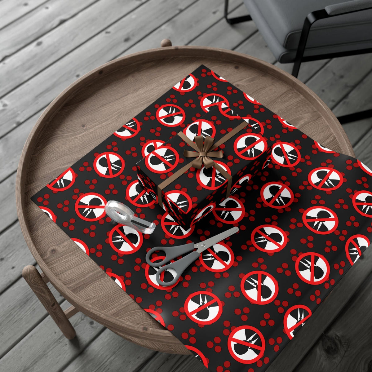 “Absolutely Not” Novelty Gift Wrap – Loud Opinions, Quiet Packaging - Gift Wrap, Paper - EpiAl's Shop
