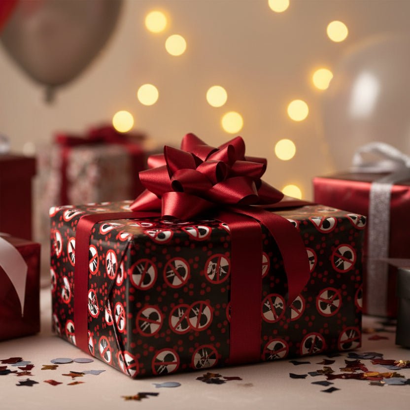 “Absolutely Not” Novelty Gift Wrap – Loud Opinions, Quiet Packaging - Gift Wrap, Paper - EpiAl's Shop