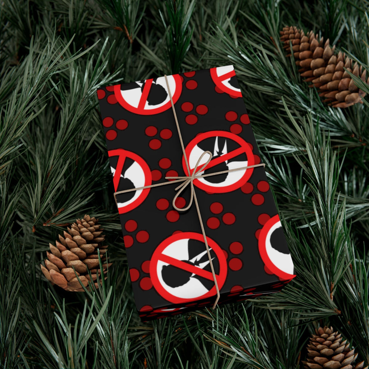 “Absolutely Not” Novelty Gift Wrap – Loud Opinions, Quiet Packaging - Gift Wrap, Paper - EpiAl's Shop