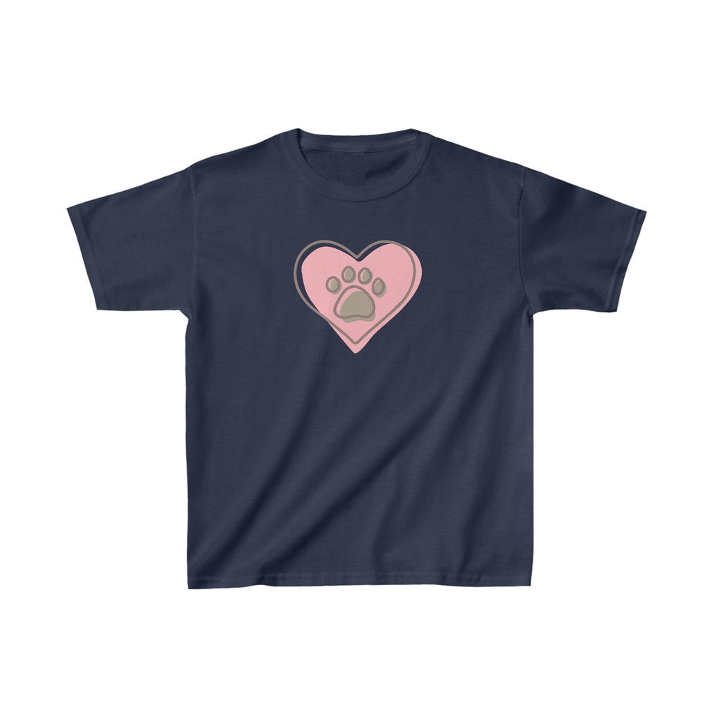 Abstract Paw Kids Heavy Cotton™ Tee - Kids clothes - Epileptic Al’s Shop
