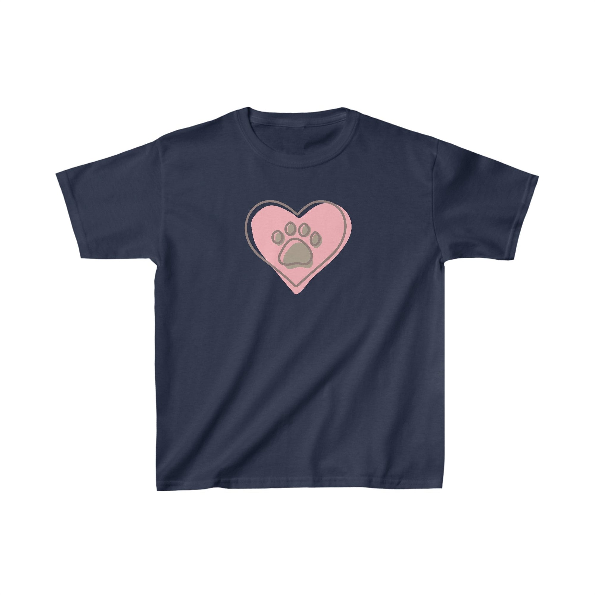 Abstract Paw Kids Heavy Cotton™ Tee - Kids clothes - Epileptic Al’s Shop