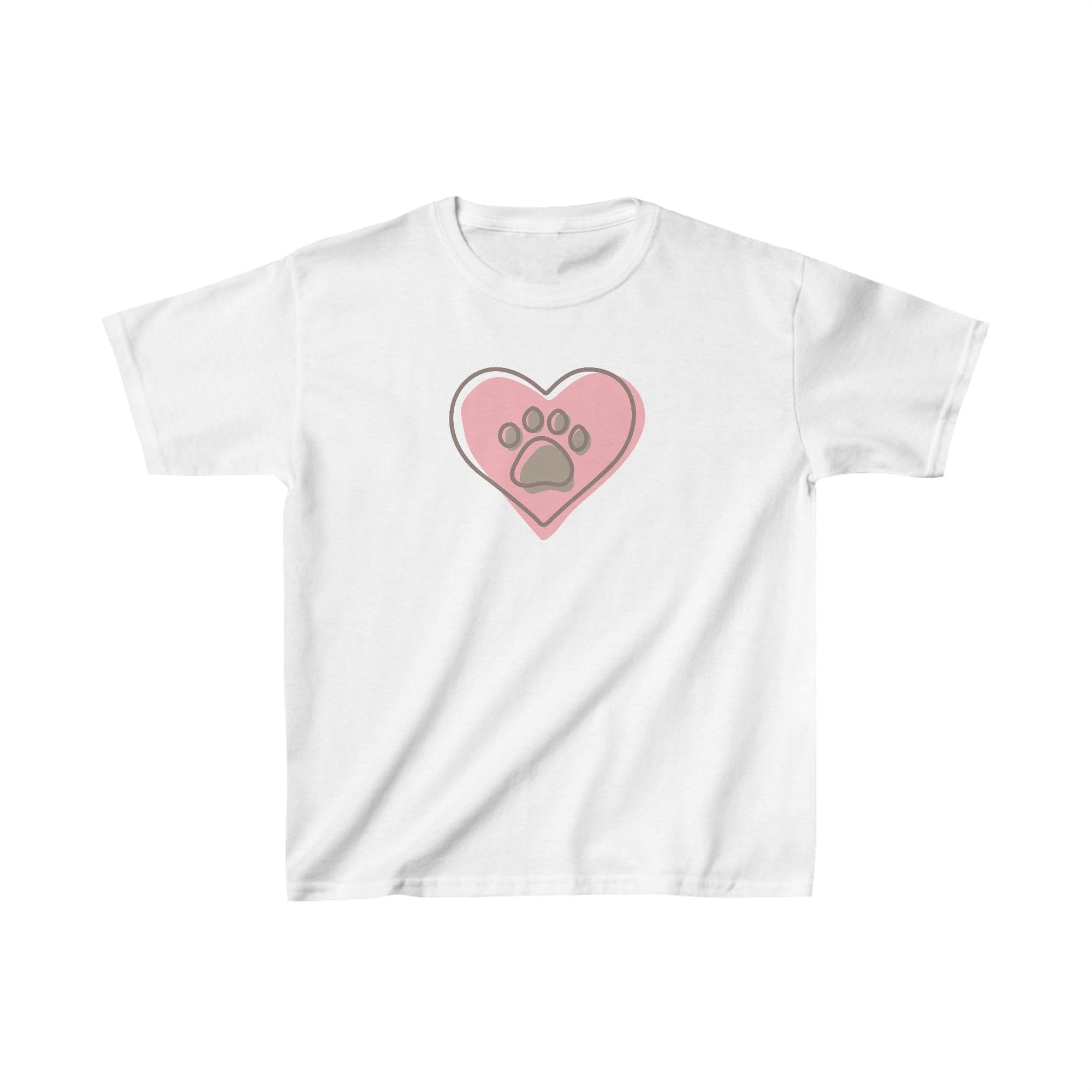 Abstract Paw Kids Heavy Cotton™ Tee - Kids clothes - Epileptic Al’s Shop