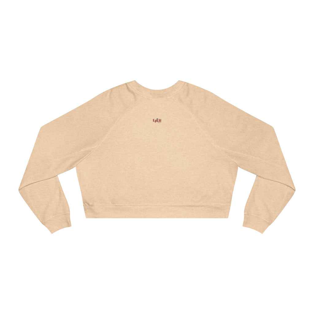 Addicted to Cats Cropped Pullover | Cozy Women's Sweatshirt - Clothing, Sweatshirts, Crop - EpiAl's Shop