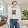 Addicted to Cats Cropped Pullover | Cozy Women's Sweatshirt - Clothing, Sweatshirts, Crop - EpiAl's Shop