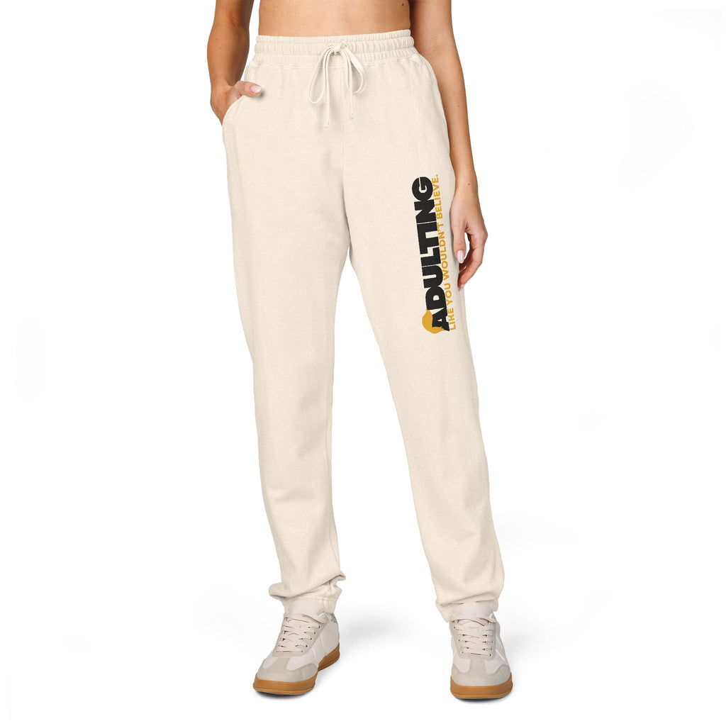 Adulting Like You Wouldn’t Believe Fleece Sweatpants - Clothing, Unisex, Sweatpants - EpiAl's Shop