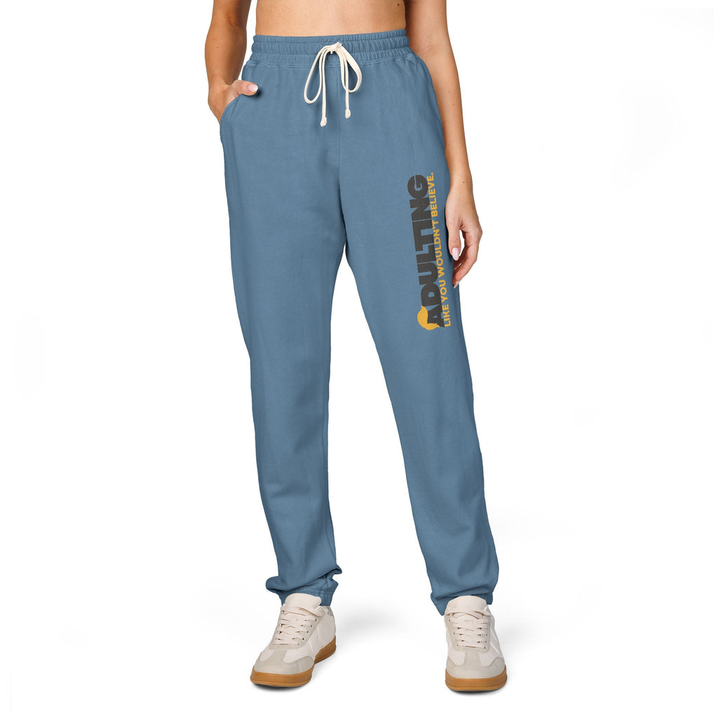 Adulting Like You Wouldn’t Believe Fleece Sweatpants - Clothing, Unisex, Sweatpants - EpiAl's Shop