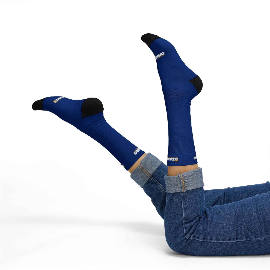Adulting Like You Wouldn’t Believe Political Parody Crew Socks - Clothing, Unisex, Socks - EpiAl's Shop