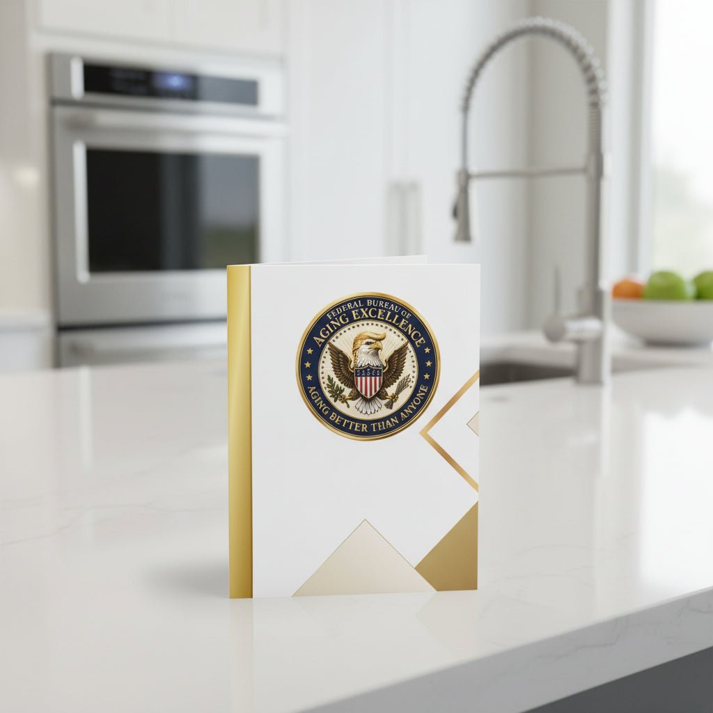 Aging Excellence – Faux Seal Birthday Greeting Card (Packs of 8, 16, 24) - Paper Products, Greeting Cards - EpiAl's Shop