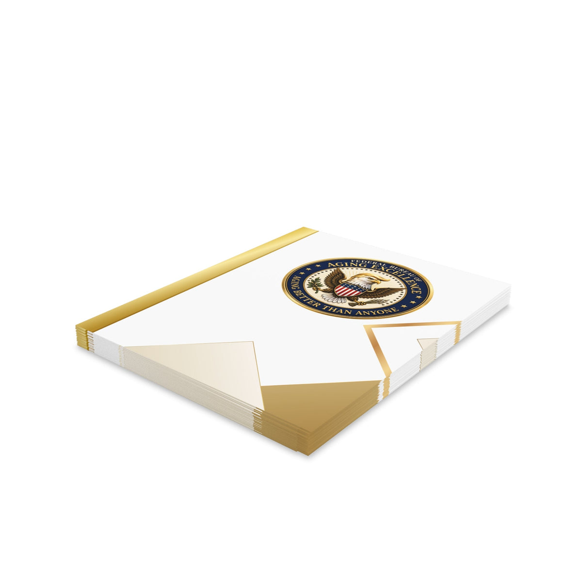 Aging Excellence – Faux Seal Birthday Greeting Card (Packs of 8, 16, 24) - Paper Products, Greeting Cards - EpiAl's Shop