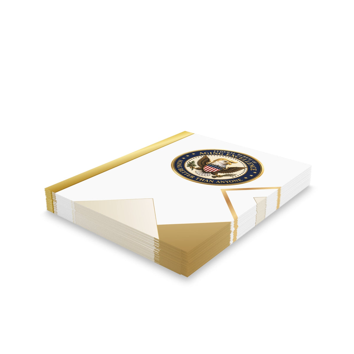Aging Excellence – Faux Seal Birthday Greeting Card (Packs of 8, 16, 24) - Paper Products, Greeting Cards - EpiAl's Shop
