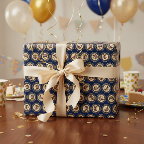 Aging Excellence – Faux Seal Birthday Wrapping Paper - Gift Wrap, Paper - EpiAl's Shop