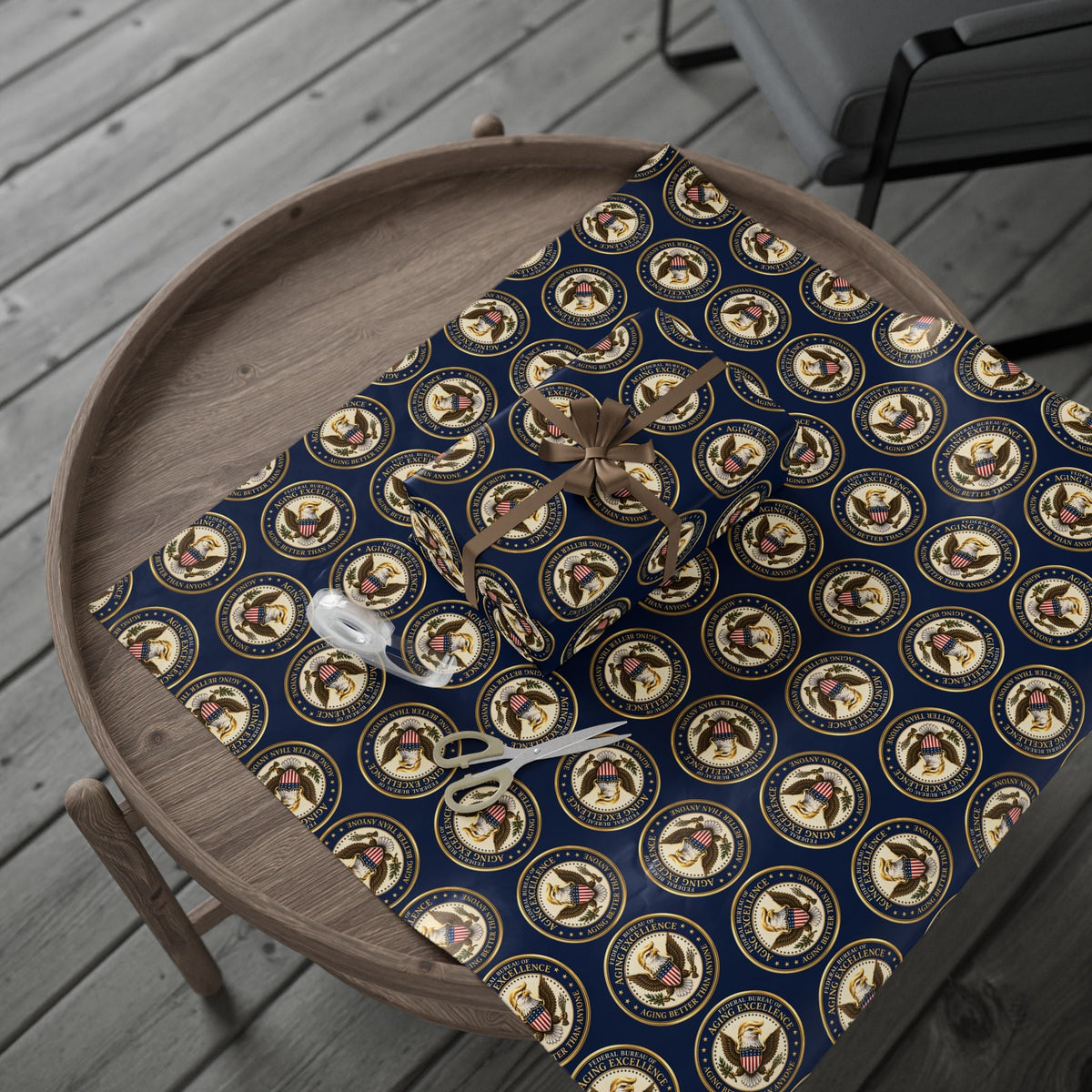Aging Excellence – Faux Seal Birthday Wrapping Paper - Gift Wrap, Paper - EpiAl's Shop