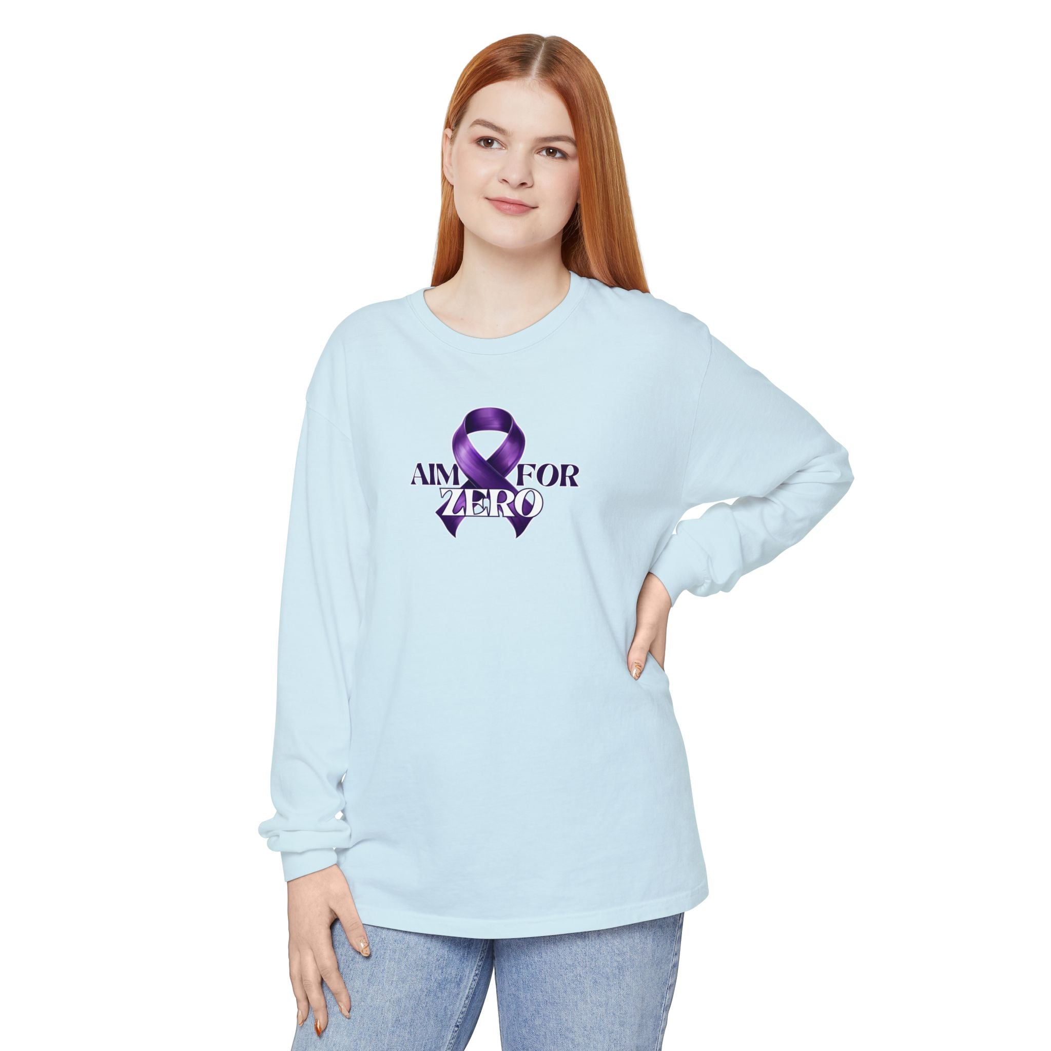 Aim for Zero Long Sleeve Unisex T - ShirT - Clothing, T-shirts, Long - Sleeve - EpiAl's Shop