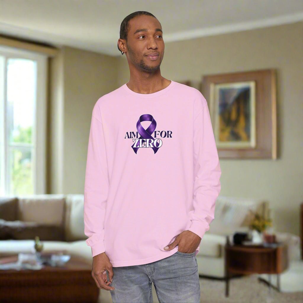 Aim for Zero Long Sleeve Unisex T - ShirT - Clothing, T-shirts, Long - Sleeve - EpiAl's Shop