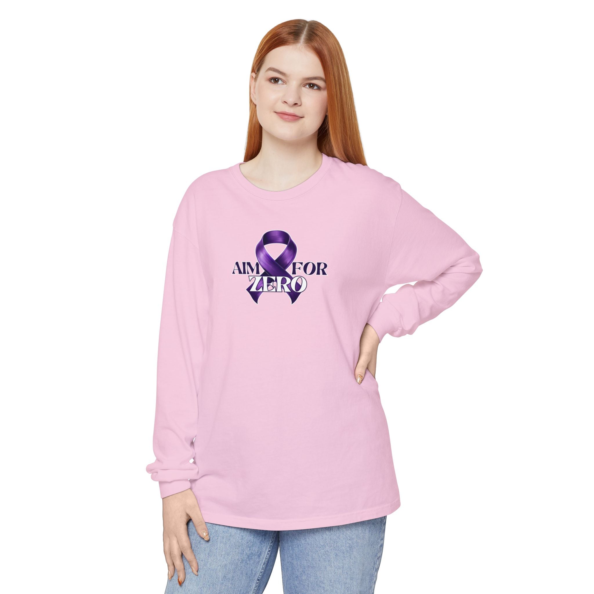 Aim for Zero Long Sleeve Unisex T - ShirT - Clothing, T-shirts, Long - Sleeve - EpiAl's Shop