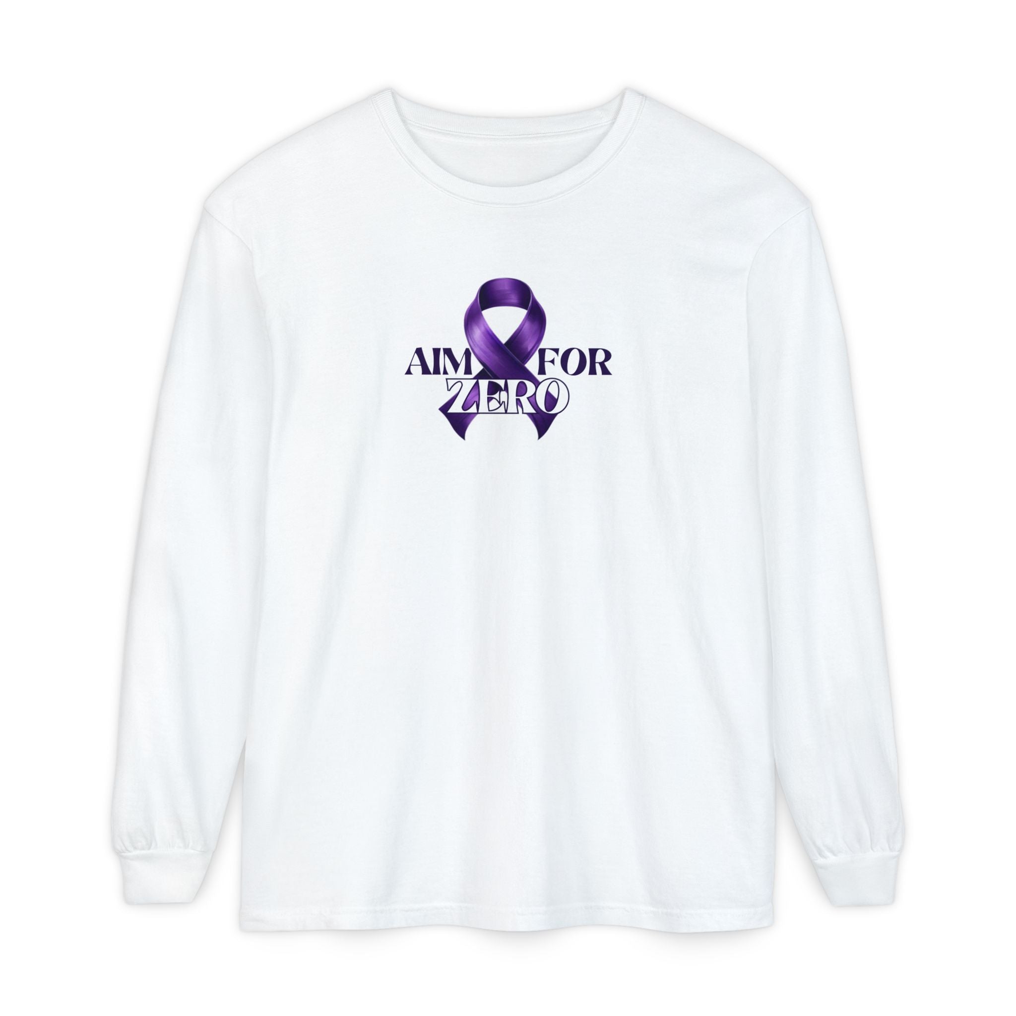 Aim for Zero Long Sleeve Unisex T - ShirT - Clothing, T-shirts, Long - Sleeve - EpiAl's Shop