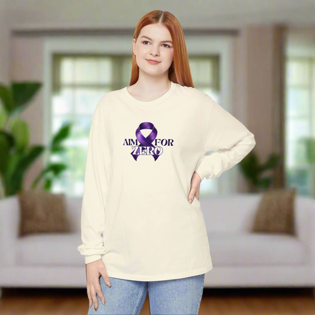 Aim for Zero Long Sleeve Unisex T - ShirT - Clothing, T-shirts, Long - Sleeve - EpiAl's Shop
