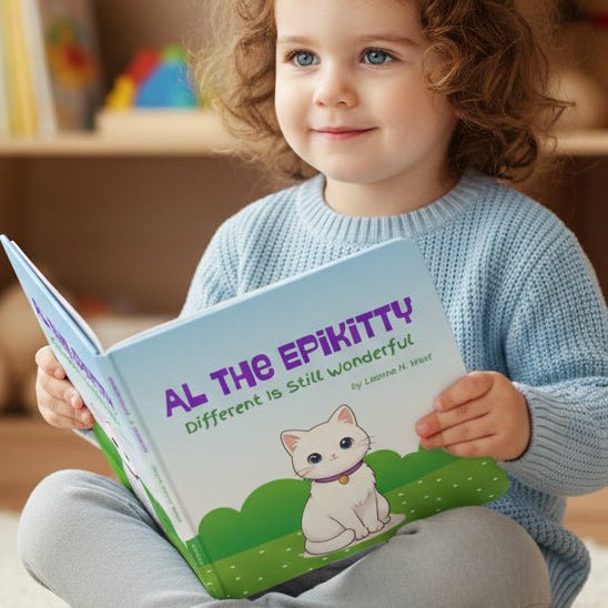 AL the Epikitty Board Book | A Gentle Story About Epilepsy, by Leanne H. West - Books, Board - EpiAl's Shop
