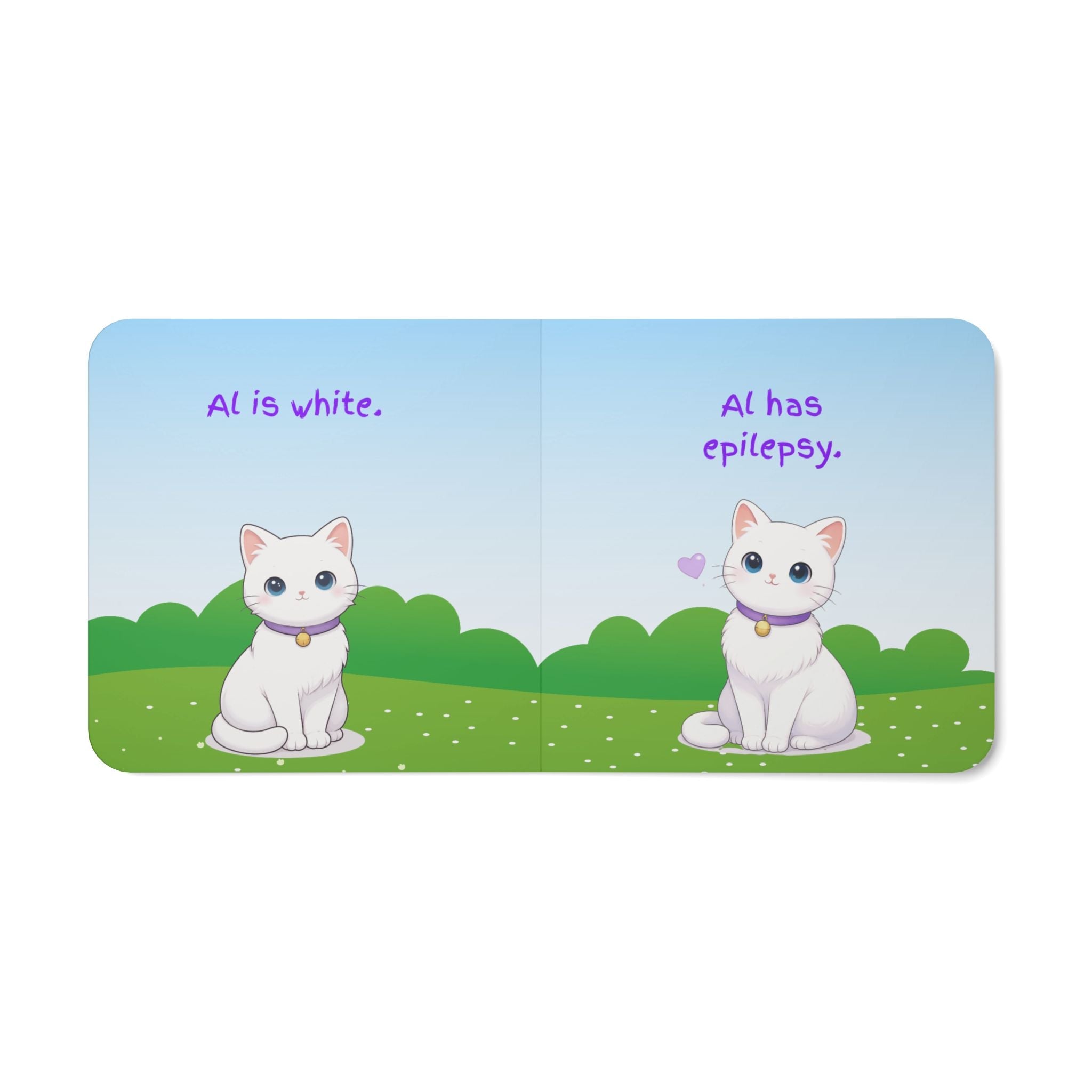 AL the Epikitty Board Book | A Gentle Story About Epilepsy, by Leanne H. West - Books, Board - EpiAl's Shop