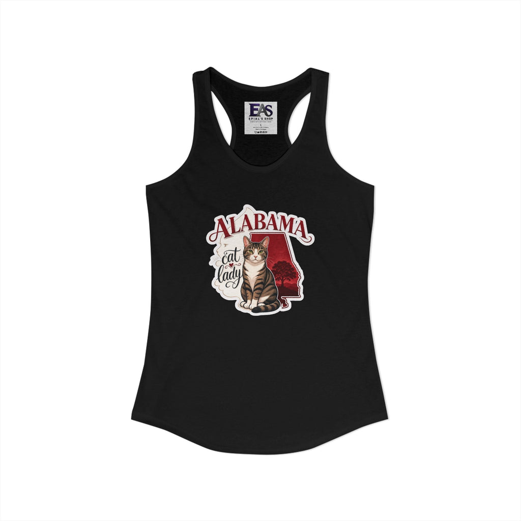 Alabama Cat Lady Women’s Racerback Tank Top - Clothing, Women, T-Shirts, Sleeveless Tanks - EpiAl's Shop