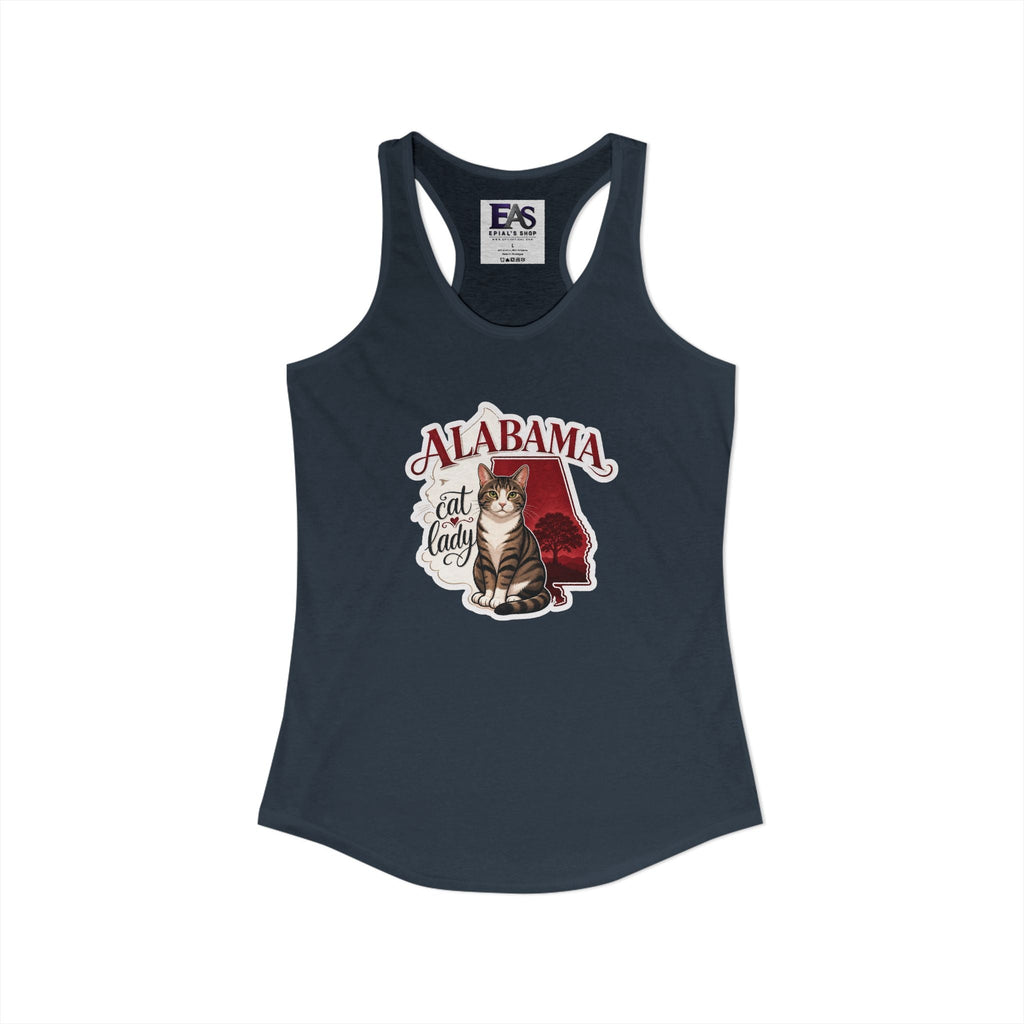 Alabama Cat Lady Women’s Racerback Tank Top - Clothing, Women, T-Shirts, Sleeveless Tanks - EpiAl's Shop