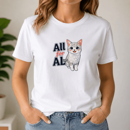 All for AL Cat Graphic T-Shirt - Clothing, Unisex, T-Shirts - EpiAl's Shop